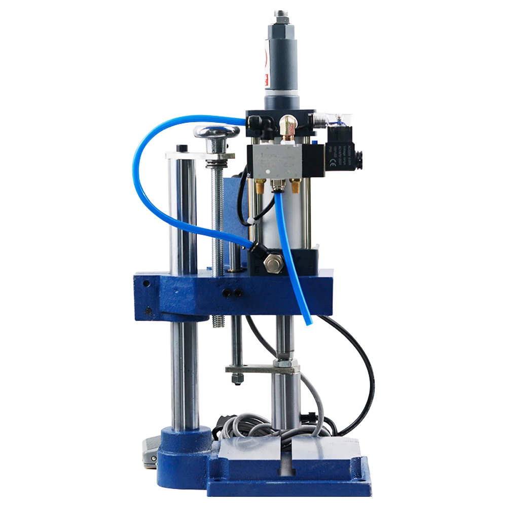 Bench Pneumatic Press Pneumatic Punch 110/220V Mechanical Press Pneumatic Machinery Punching