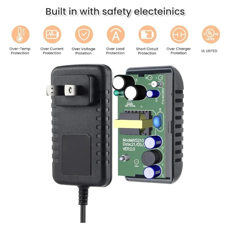Professional Battery Pack For Nimh Nicd Automatic Cell Counting Power Management With 6 Connectors