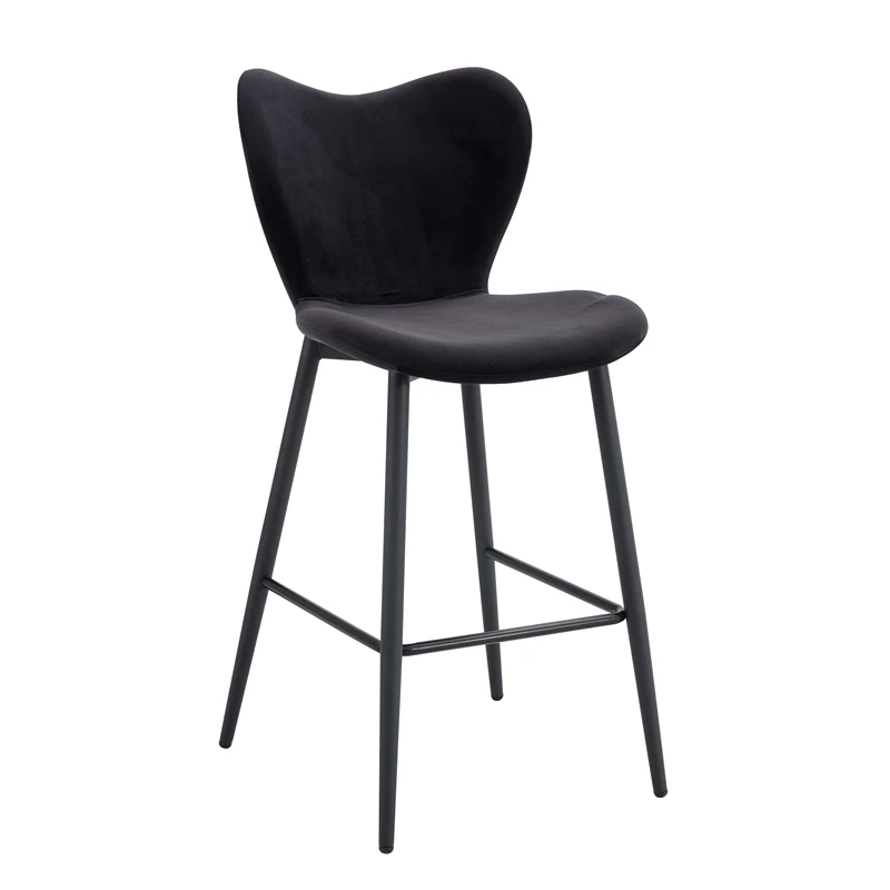 

Light Luxury Bar Chair High Stool Bar Chair Modern Simple Home Backrest Chair Front Desk Bar Stool