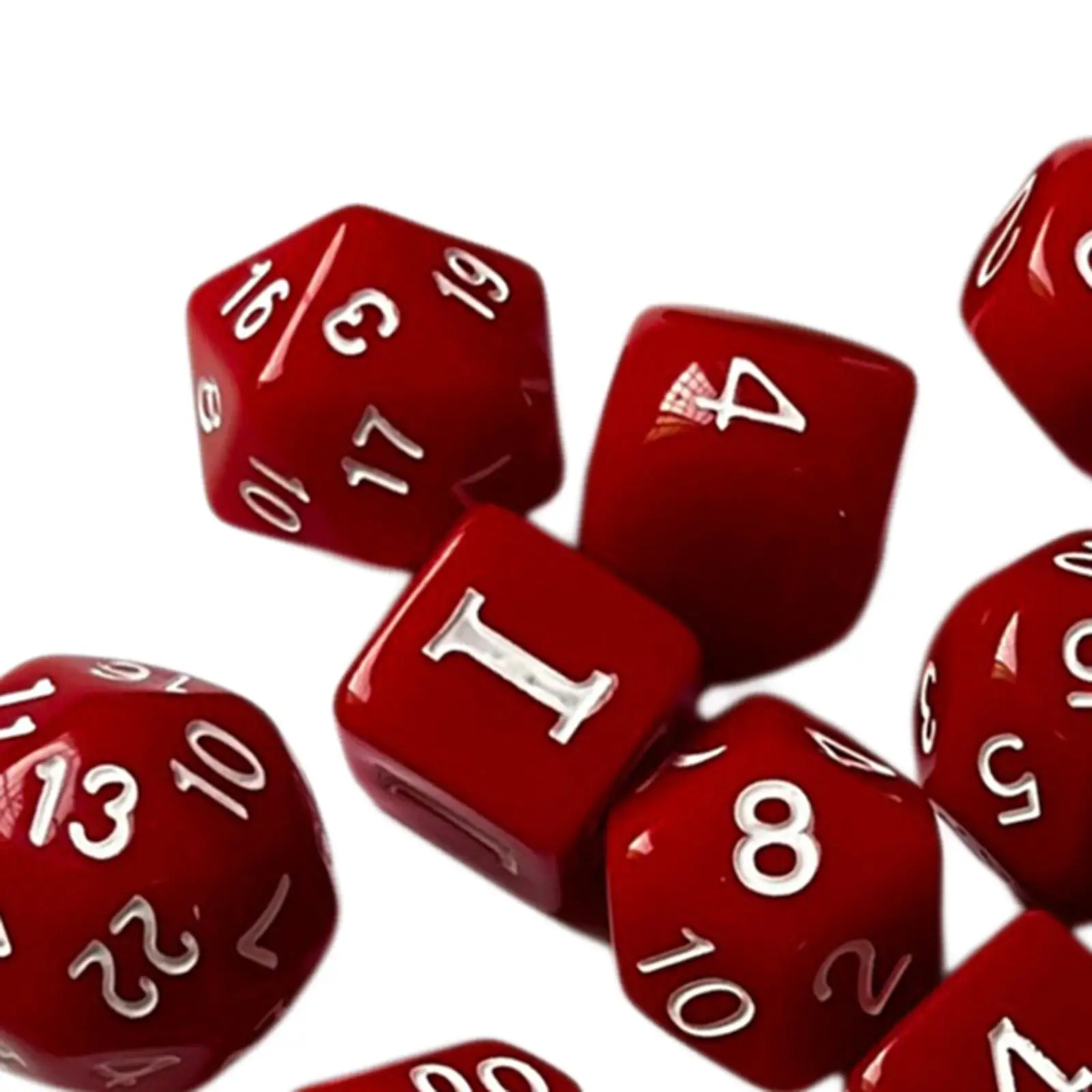 

15 Pieces Acrylic Polyhedral Dice for Table Games Collection Party Supplies
