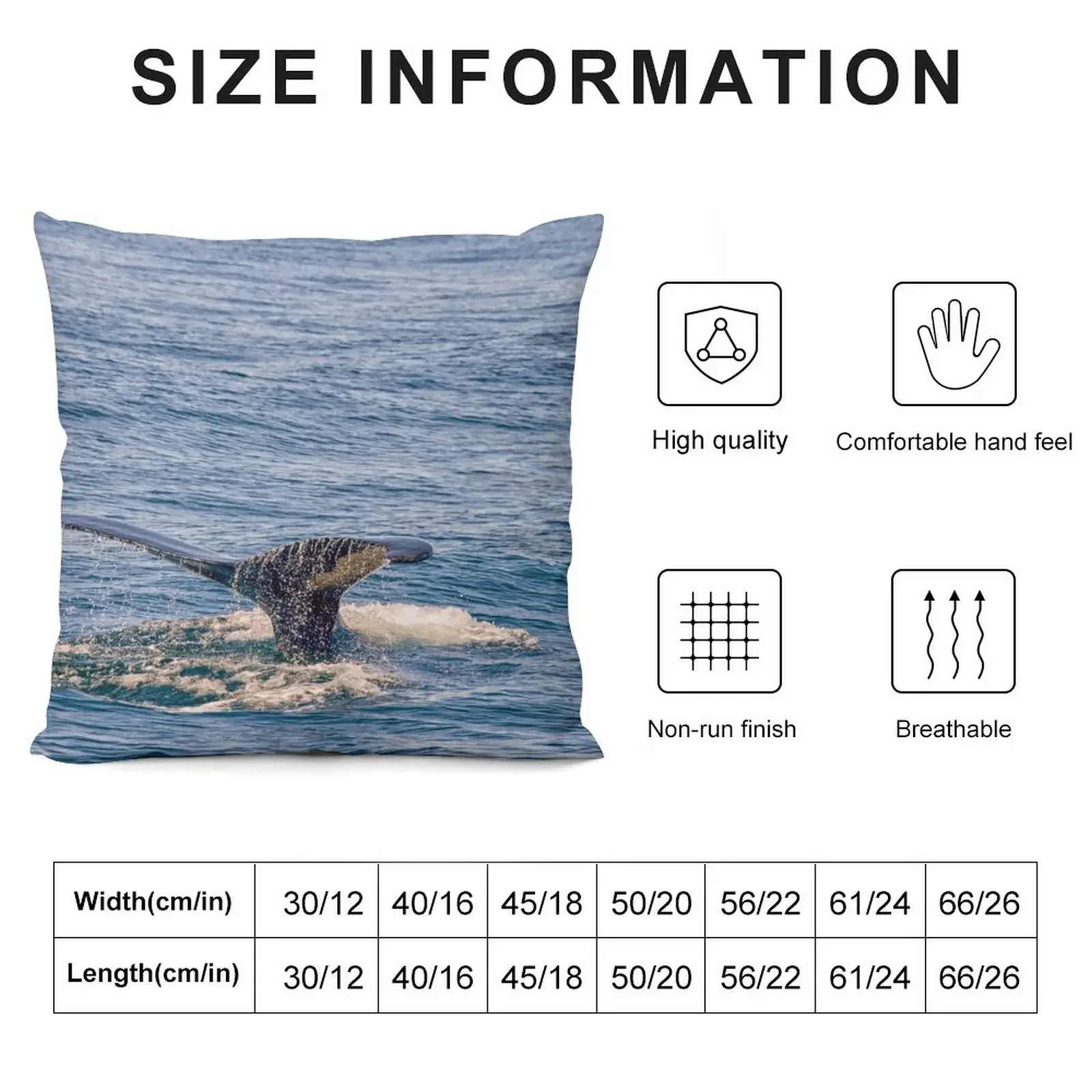 Fin of humpback whale Throw Pillow Christmas Covers Cushion Cover For Sofa Luxury Pillow Cover home decor items pillow