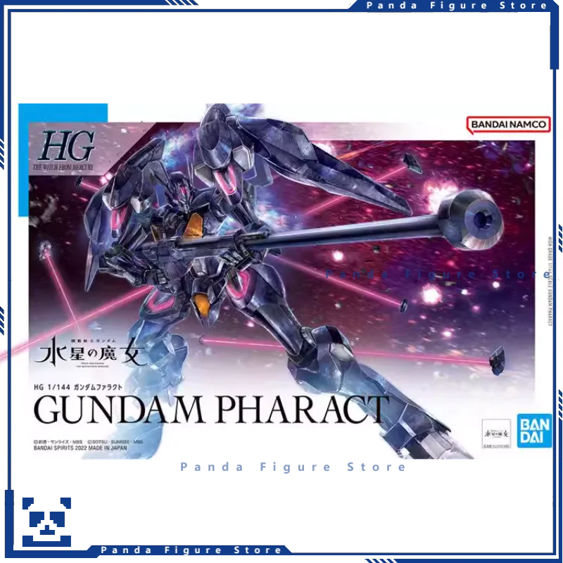 

В наличии Bandai HG 1/144 Gundam Pharact The Witch From Mercury, фигурка, игрушка для мальчиков, модель Mecha, Подарочный комплект в сборе