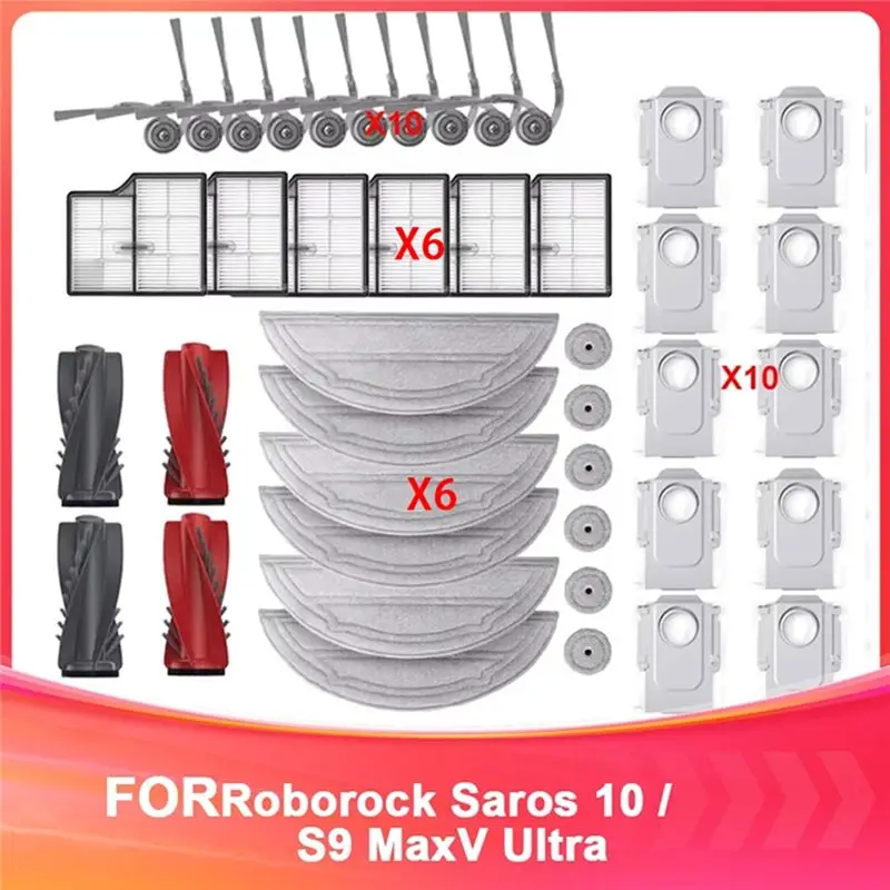 aee2-pezzi-di-ricambio-per-aspirapolvere-roborock-saros-10-s9-maxv-ultra-spazzola-principale-panno-per-la-pulizia-filtro-sacchetto-per-la-polvere-spazzola-laterale