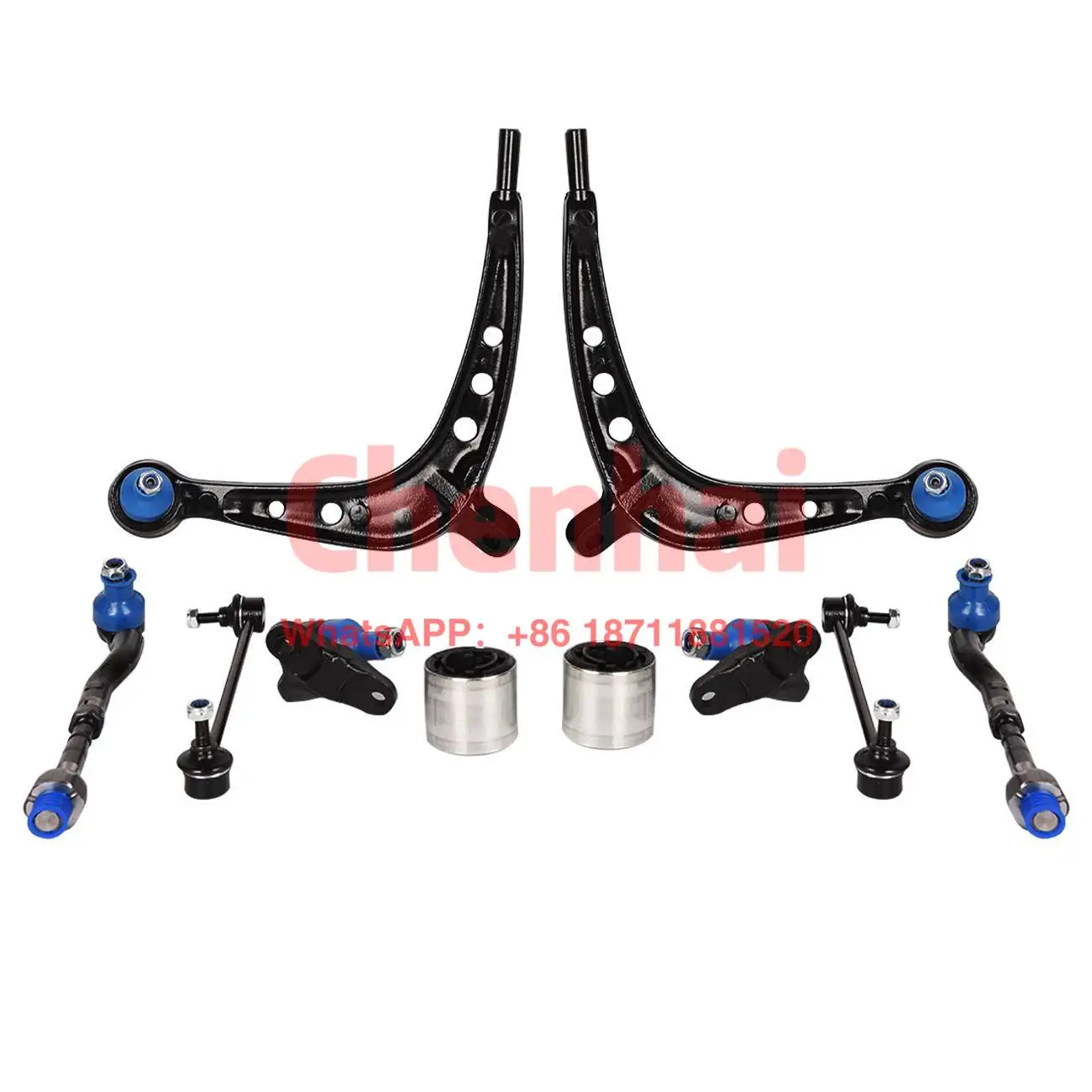 

БЕСПЛАТНАЯ ДОСТАВКА 10 шт. Новый комплект рычагов передней подвески для BMW E46 325xi 330xi 2.5L 3.0L