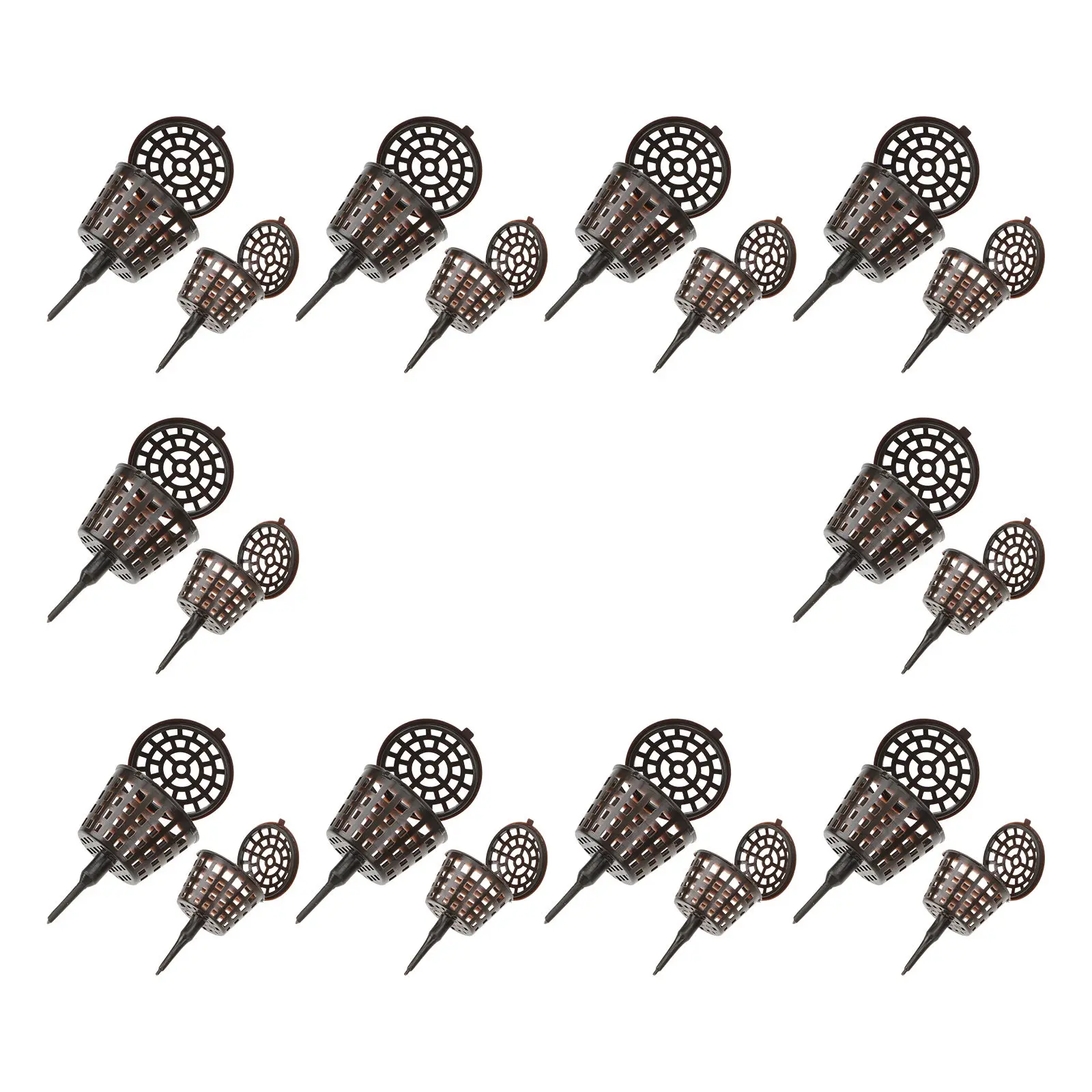 20Pcs Plastic Fertilizer Basket for Bonsai Plants Simple Structure Easy Use Fertilization Container Gardening Accessories Supply