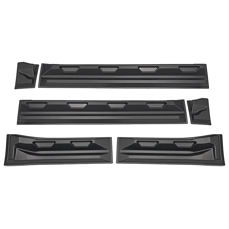For Jetour Traveller T2 2023-26 5/7 Seater Off-road Black Knight Side Skirt Guard Anti-Scratch Exterior Styling Mod Accessories