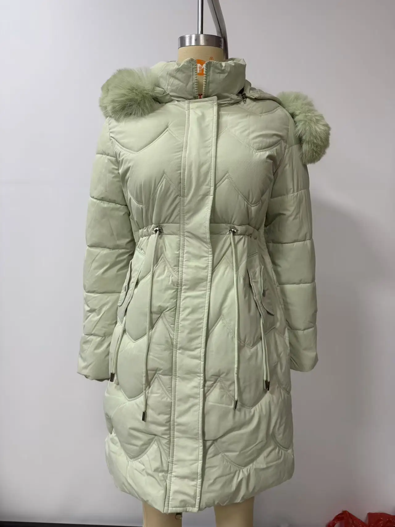 Herfst/Winter Mode Casual Coltrui met lange mouwen Ritszakken Effen kleur Slim Fit Katoenen gewatteerde kleding met capuchon, 4 kleuren