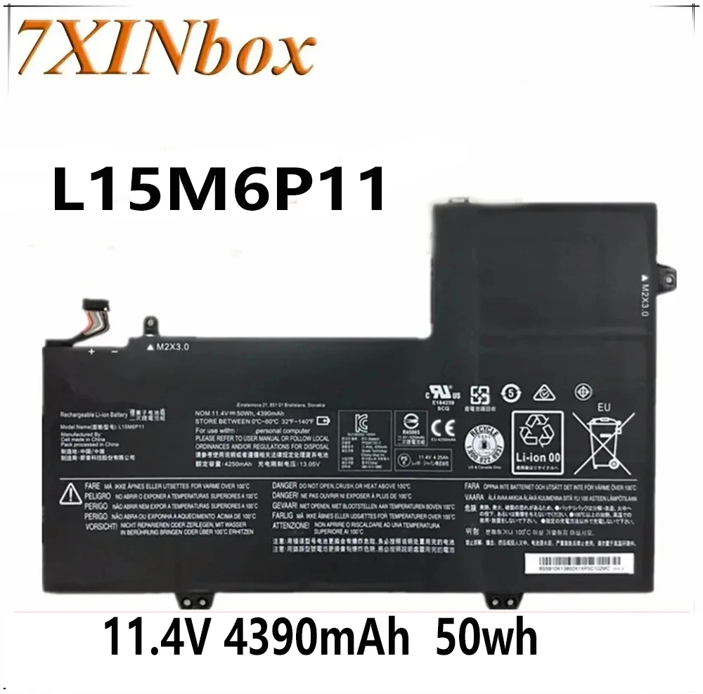 

7XINbox 11.4V 4390mAh Original Laptop Battery L15M6P11 For Lenovo IdeaPad 700S 700S-14ISK 700S-14ISK-6Y30