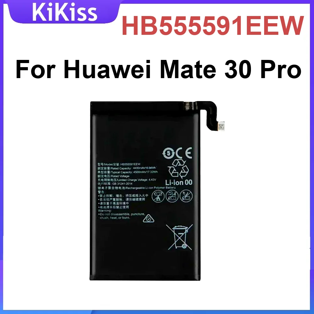 Battery HB555591EEW For Huawei Mate30 Pro LIO-AL00 LIO-TL00 LIO-L09 LIO-L29 Mate 30 Pro 5G LIO-AN00 LIO-AN00P LIO-N29