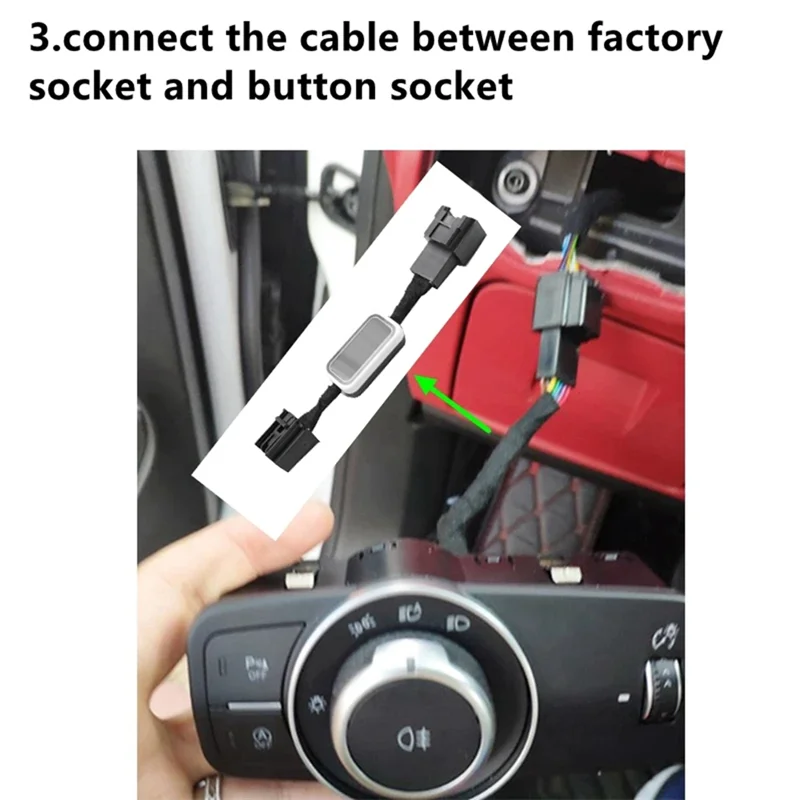 

A04E-For Alfa Romeo Stelvio 2017-2021 Car Automatic Start / Stop Off Engine System Plug Stop/Start Module Adapter Cable Accessor