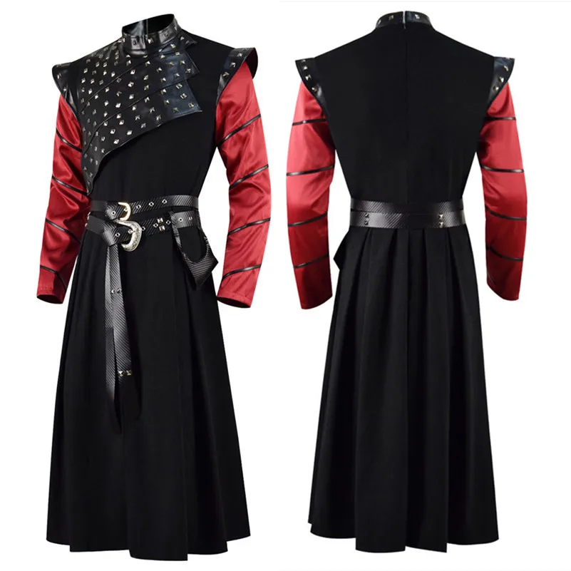 

Daemon Mens Cosplay Party Costume Adult Shirt Uniform Full Suits Halloween Carnival Disguise Costume
