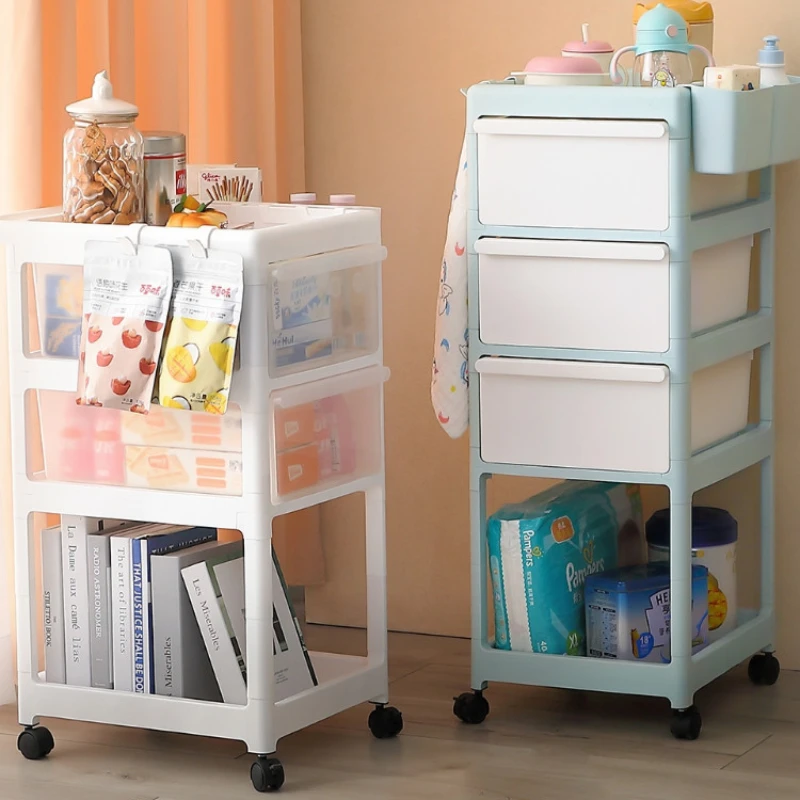 Baby strollers, baby multi-layer mobile shelves, toilet towels, wheelie storage racks, newborn organizers