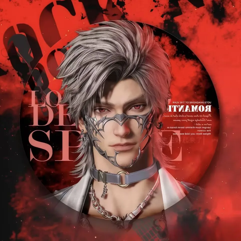 「愛と深宇宙」周辺ロック男性スターシリーズ自作ブリキバーバッジ高外観レベルペンダントギフト Sylus