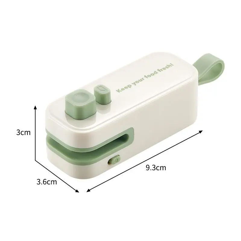 

Compact Mini Magnetic Food Sealer with Dual Sealing and Opening Functions for Kitchen Snack Bags and Food Storage
