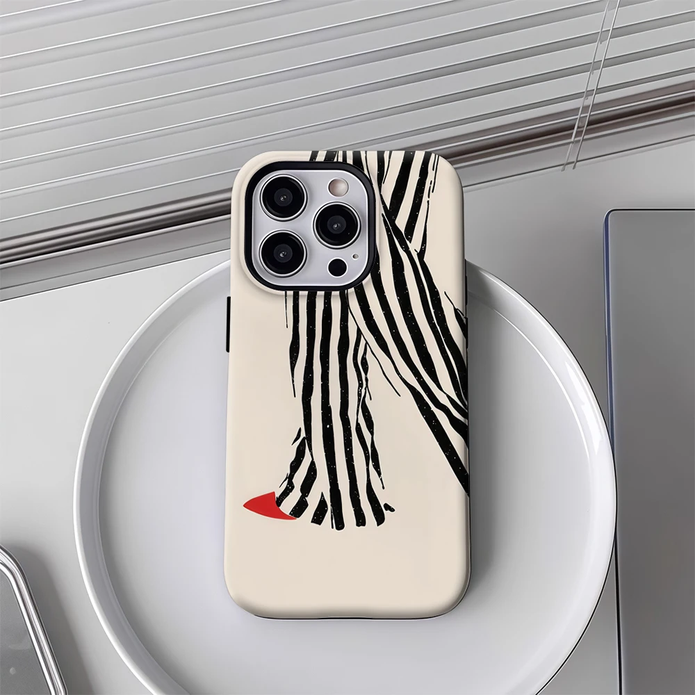 Zebra Pants Phone Case for Samsung Galaxy S20 S23 S24 S25 S26 FE Plus Ultra Edge 4G 5G Luxury Double-layer Back Cover