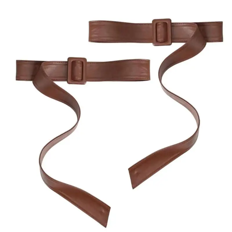 652F Soft Trenchcoat หนัง PU สายรัดข้อมือสำหรับผู้ชายผู้หญิงเสื้อแจ็คเก็ต