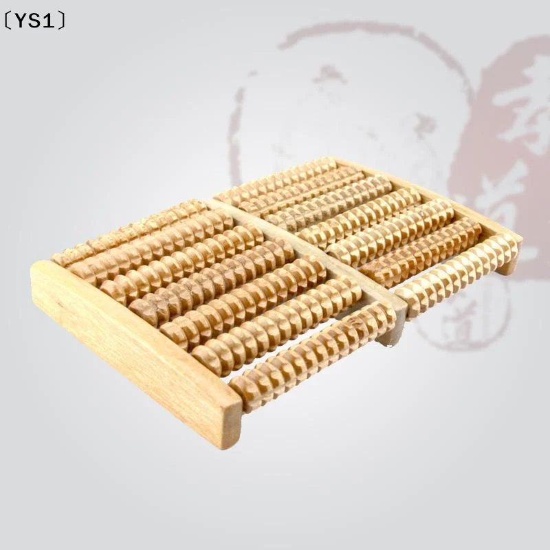 

〔YS1〕 Wooden Foot Massager Roller Reflexology For Stress Fitness Health Care Feet Massager Colorful Massage Roller Pain Relief