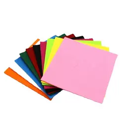 부직포 펠트 원단 폴리에스터 천 펠트 원단, 바느질 인형, 수제 공예, 두꺼운 홈 데코용 DIY 번들, 10 개, 10 색, 2mm