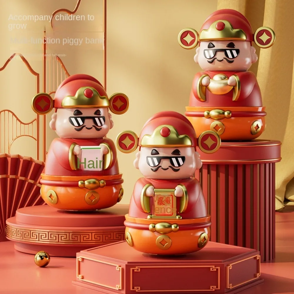 Sparpanzer Der Gott des Reichtums Sparschwein Dekorativ Guter Symbolik Chinesischer Gott Ornamente Zu öffnende Cartoon-Cartoon-Spardosen