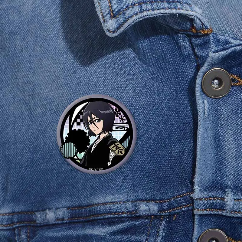 Bleach Kurosaki Ichigo Toshiro Hitsugaya Kokuto Enamel Pins Anime Brooches Hat Clothes Badge Jewelry Accessories Gifts for Kids