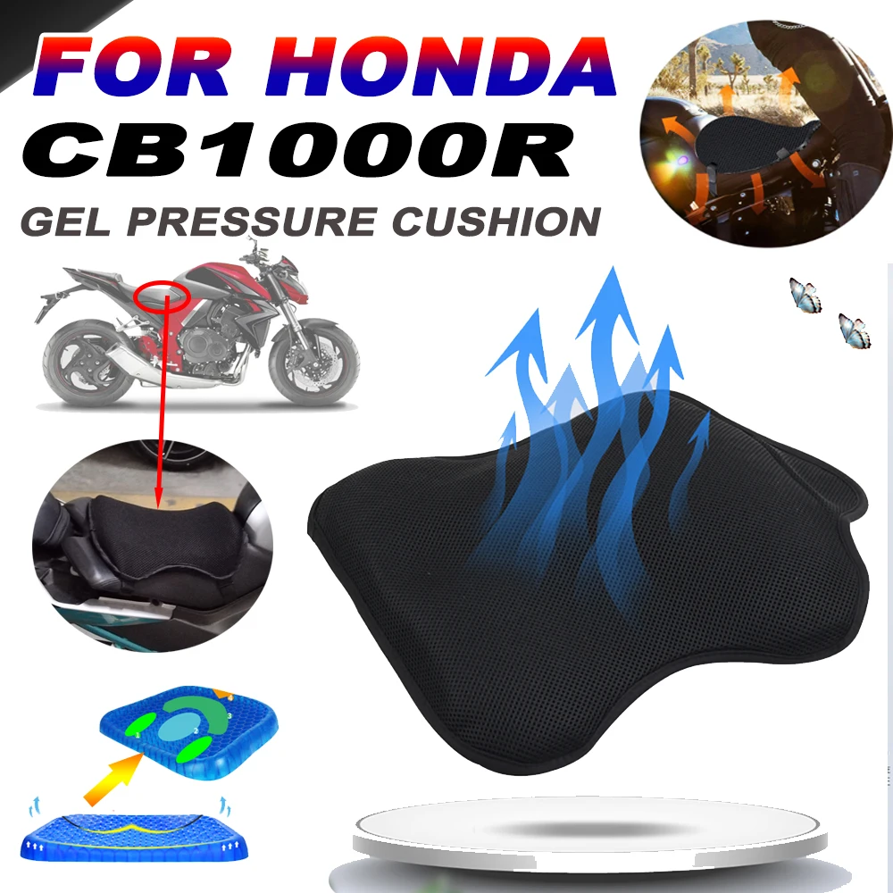 For HONDA CB1000R CB 1000 R CB 1000R 2008 - 2022 2023 Motorcycle Accessories Breathable Pressure Relief Gel Seat Cushion Cover