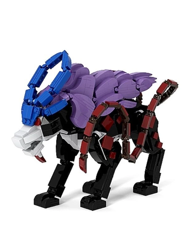 MOC Anime Figure Building Blocks Model Suicune Action Figure Blocks Toys For Children Antistress Assembly Bricks Kits