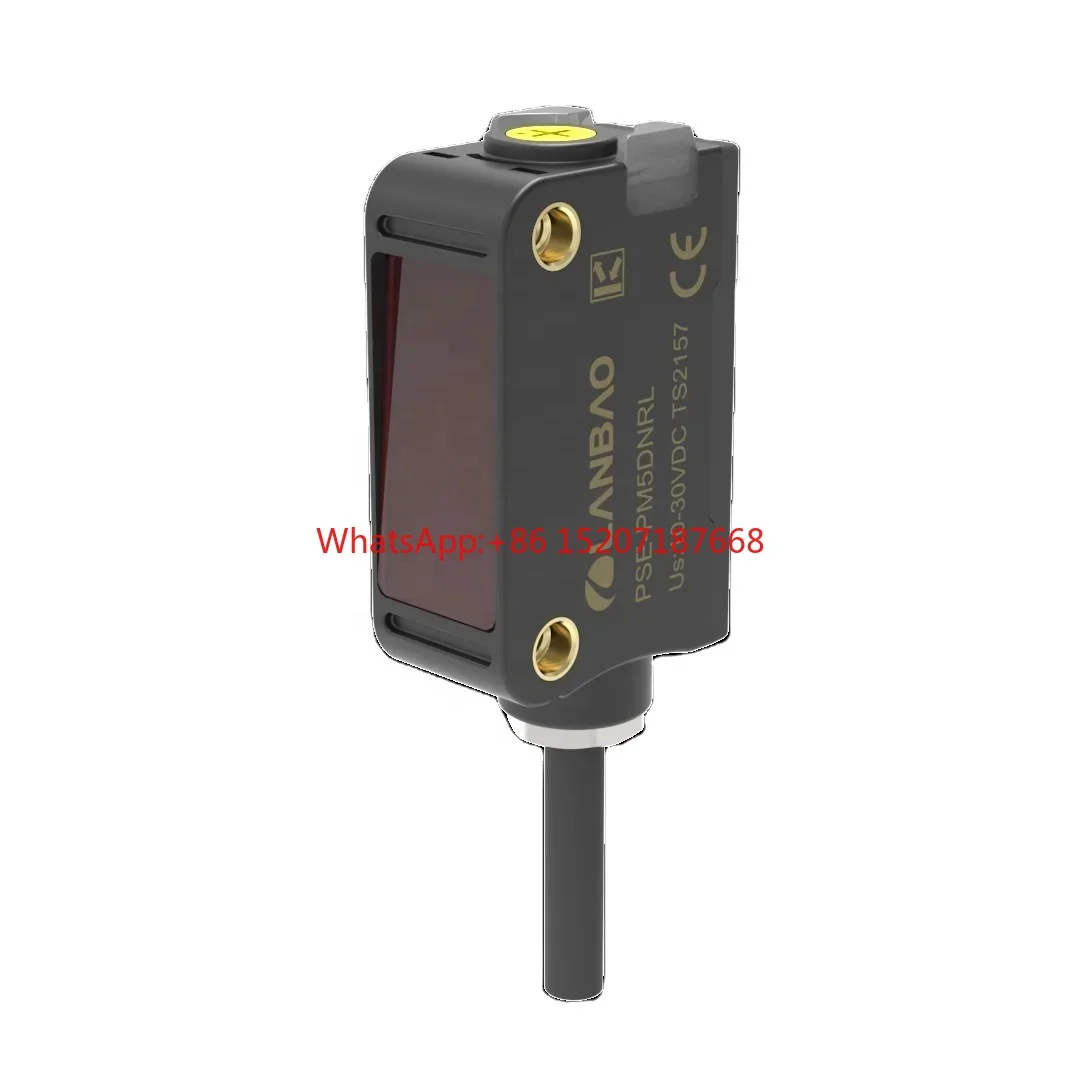 LANBAO 10-30VDC PNP NO+NC Rated Distance 5m Laser Photoelectric Sensor