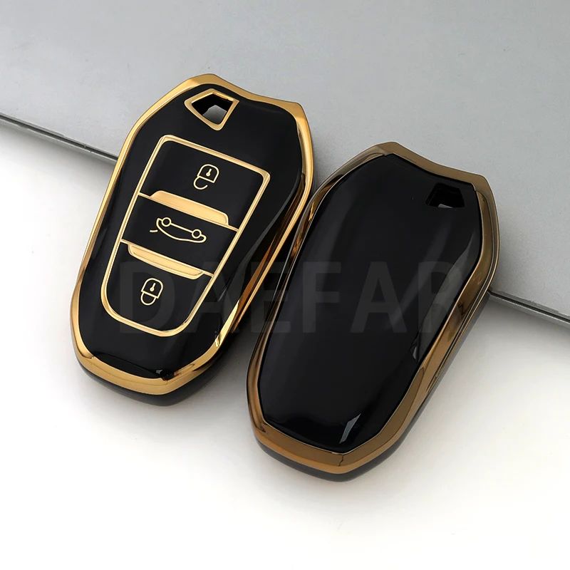 3 Buttons Remote TPU Car Key Cover Case For Peugeot C6 508 C5 C3 508 2008 3008 C4 Aircross Picasso Grand Ptotector Fob