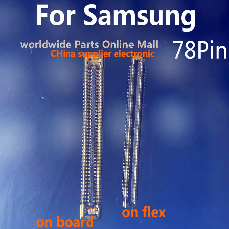 10pcs-200pcs USB Charging Dock Port FPC Connectors Plug 2x39pin For Samsung Galaxy A32 A325 A325F A326 5G A42 A426 A426F 78Pin