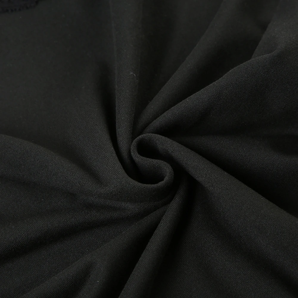 Abbigliamento a strati base Camicia casual da donna Top a maniche lunghe in pizzo nero Design elegante in pizzo Pezzo a strati versatile