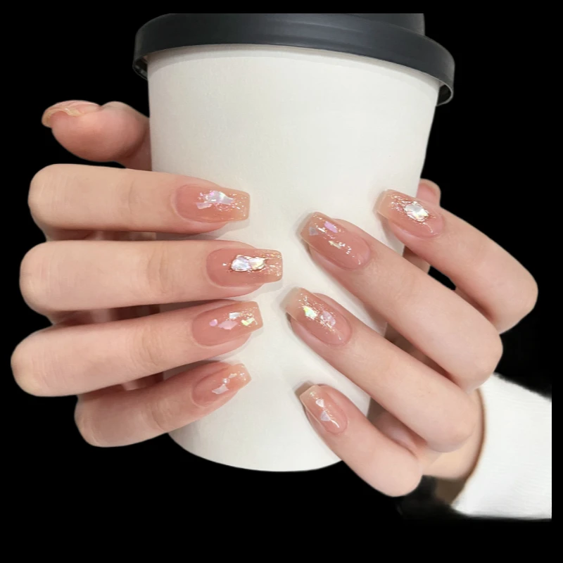 1 صندوق مسمار الفن غير النظامية قذيفة على شكل السحر التألق المجسم الراين للصيف شرائح صدف رقائق الأظافر Crafts بها بنفسك الحرف