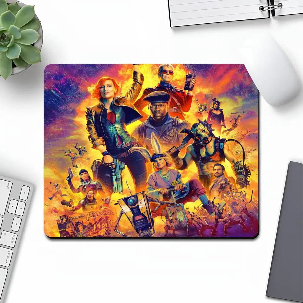 Borderlands Mouse Pad Art Gaming Gamer Small Rubber Locking Edge Large Computer MousePad Birthday Laptop Desk Pad