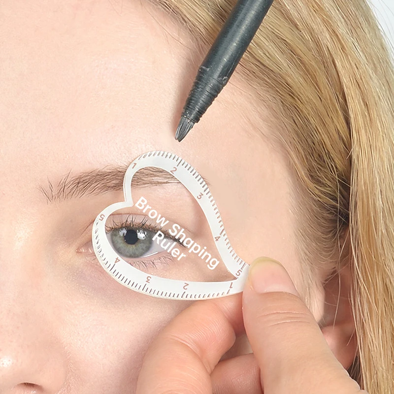 

1PCS Brow Mapping Ruler Eyebrow Shaping Ruler 1 Minute Fast Drawing Design Brow Easy Tool Microblading Permanent Makeup Stencils