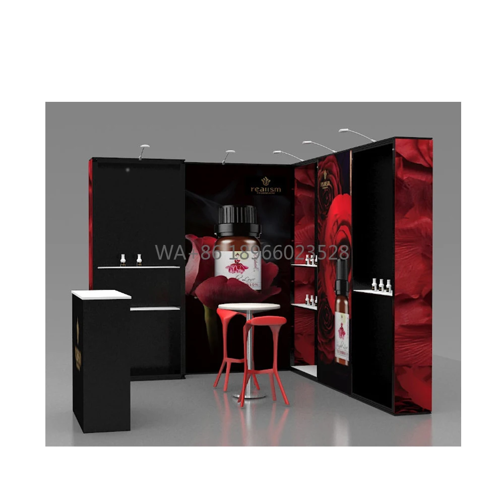 10x10 Custom Metal Display Stand Trade Exhibition Booth Trade Show Display Stands