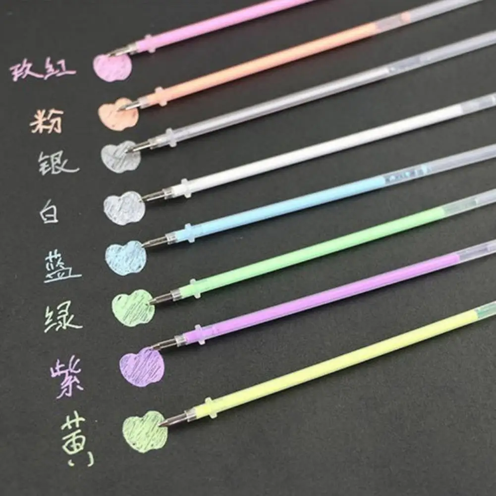 Highlighter Pen Set Vibrant Highlighter Pens for Long-lasting Artistic Writing at Home School Work High-quality Highlighter Pens