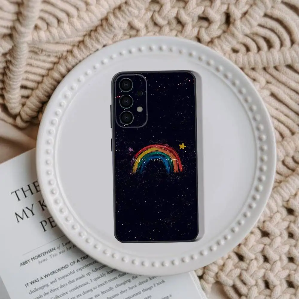 Band C-Coldplay Phone Case For Samsung Galaxy A20,A21s,A22,A31,A32,A52,A53,A72,73,A80,Note,J,S Soft Black Cover