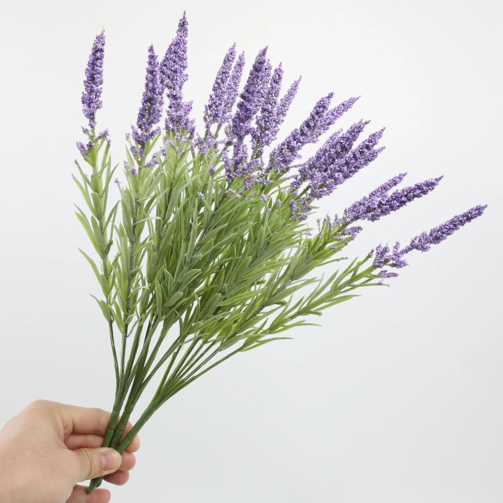 Künstliche Blumen, Schaumstoff, Lavendelstrauß, Weihnachten, Hochzeit, Heimdekoration, Innen- und Außenbereich, Heimbüro, Tisch, Ordnen Sie gefälschte Pflanzen – Detail 10
