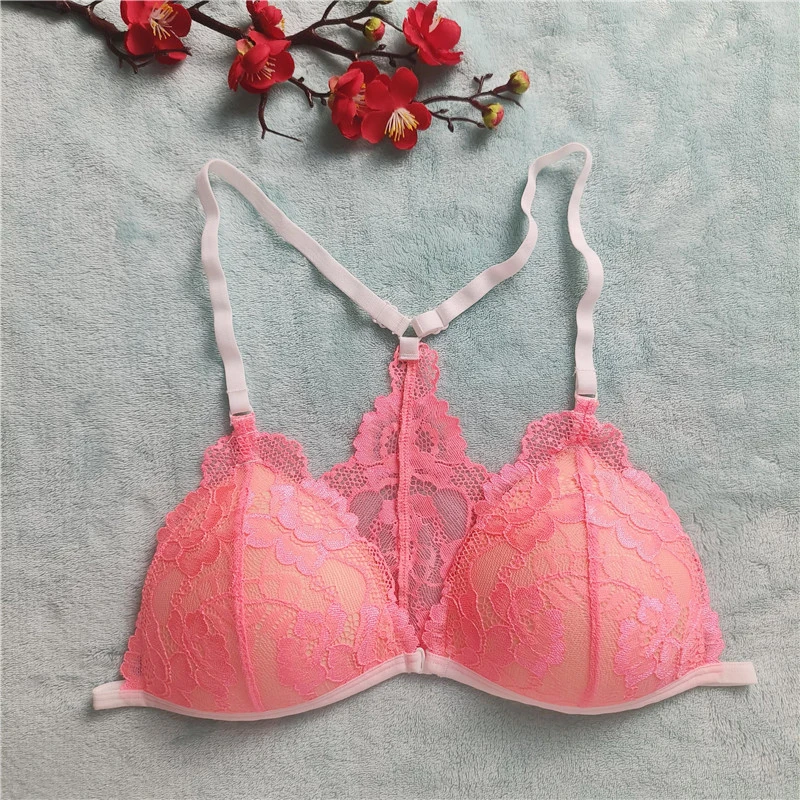 2023 Handmade Underwear Set With Elastic Lace And lace Fabric Shoulder Buckle Cup Cover Yarn Handmade DIY
