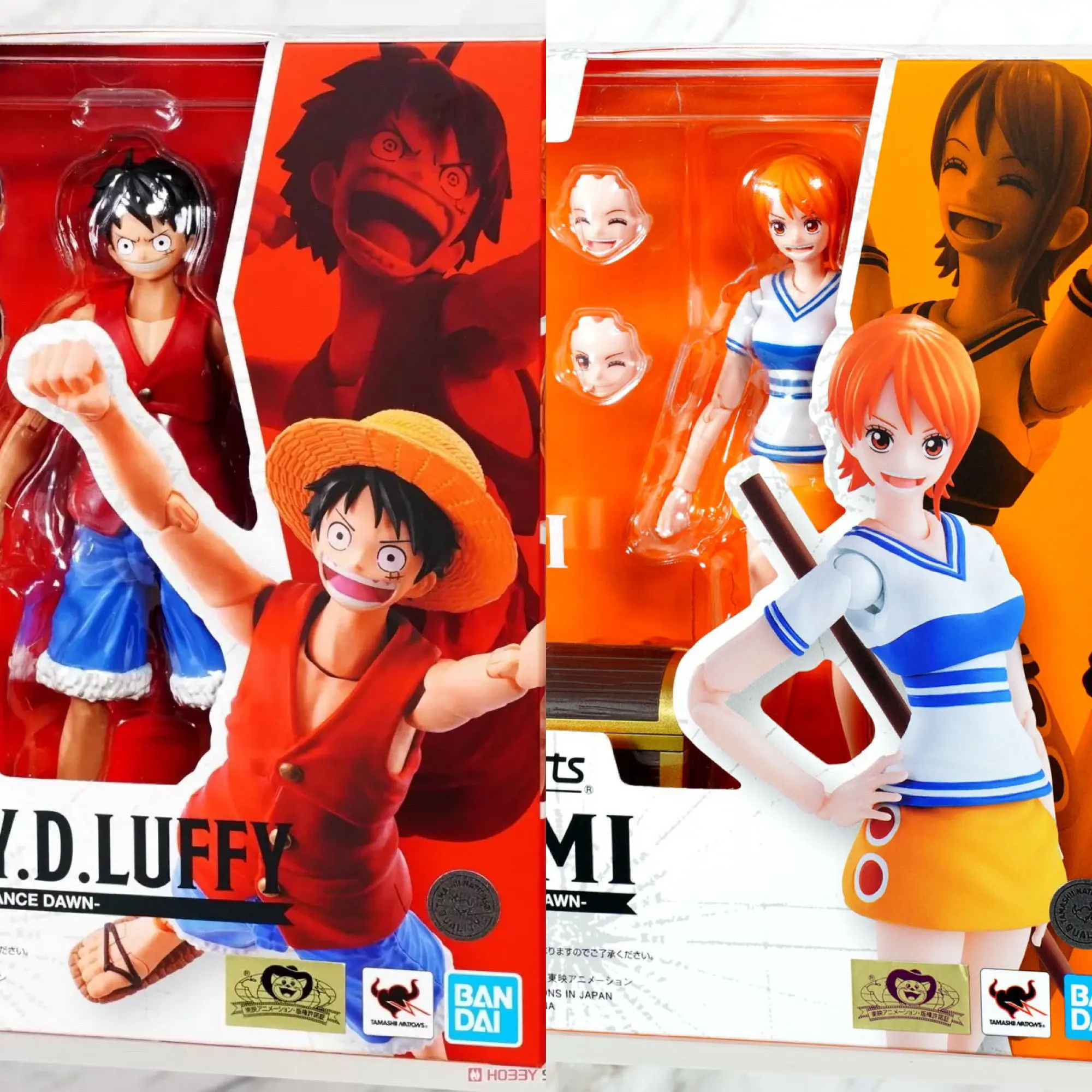 

Коллекционная фигурка Bandai SHF One Piece Romance Dawn: Луффи, Нами, Зоро, Санджи, Усопп (Восточное море)