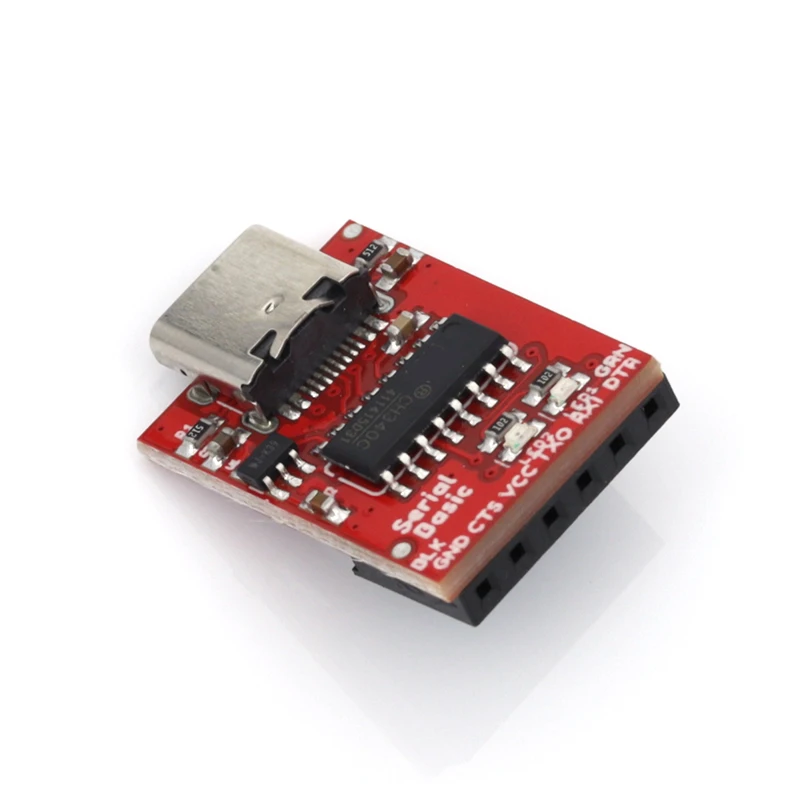 3.3 فولت 5 فولت نوع C USB إلى TTL المنفذ التسلسلي CH340C وحدة CH340 USB حافلة محول رقاقة #6