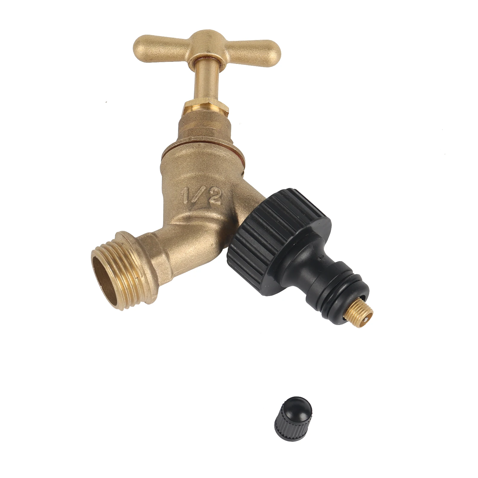 Kit valvola di scarico invernale per roulotte e capannoni, adatto per filettatura in plastica da 3/4" e 1/2", adattatore per connettore rubinetto ad accoppiamento rapido statico