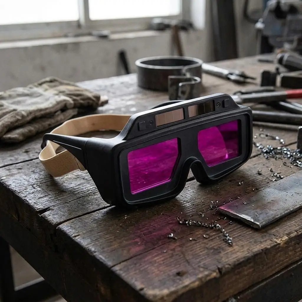 

Welding Glasses, Welder Glasses, Solar Welding Goggles Auto Darkening, for Soldering