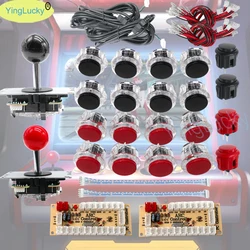 Arcade Diy kit game Joystick Clear Push Button Zero Delay Usb Board Controller For PC Raspberry Pi Mame Neo Geo Copy SANWA Kit