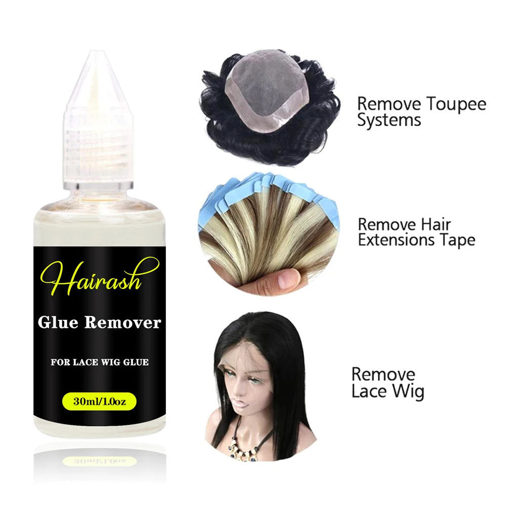 

Lace Wig Glue Remover For Front Wig/Toupee/Closure/Tape Hair Extension Clear Remover For Adhesive Tape Liquid Glue Remover