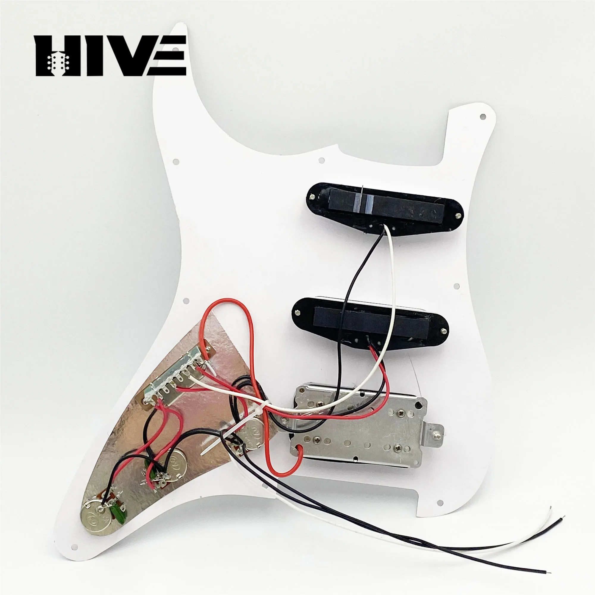 Best-Selling Electric Guitar Pickguard Accessory ST SQ 3-layer SSH Guitar Guard Plate With Guitar Pickup Circuit Assembly