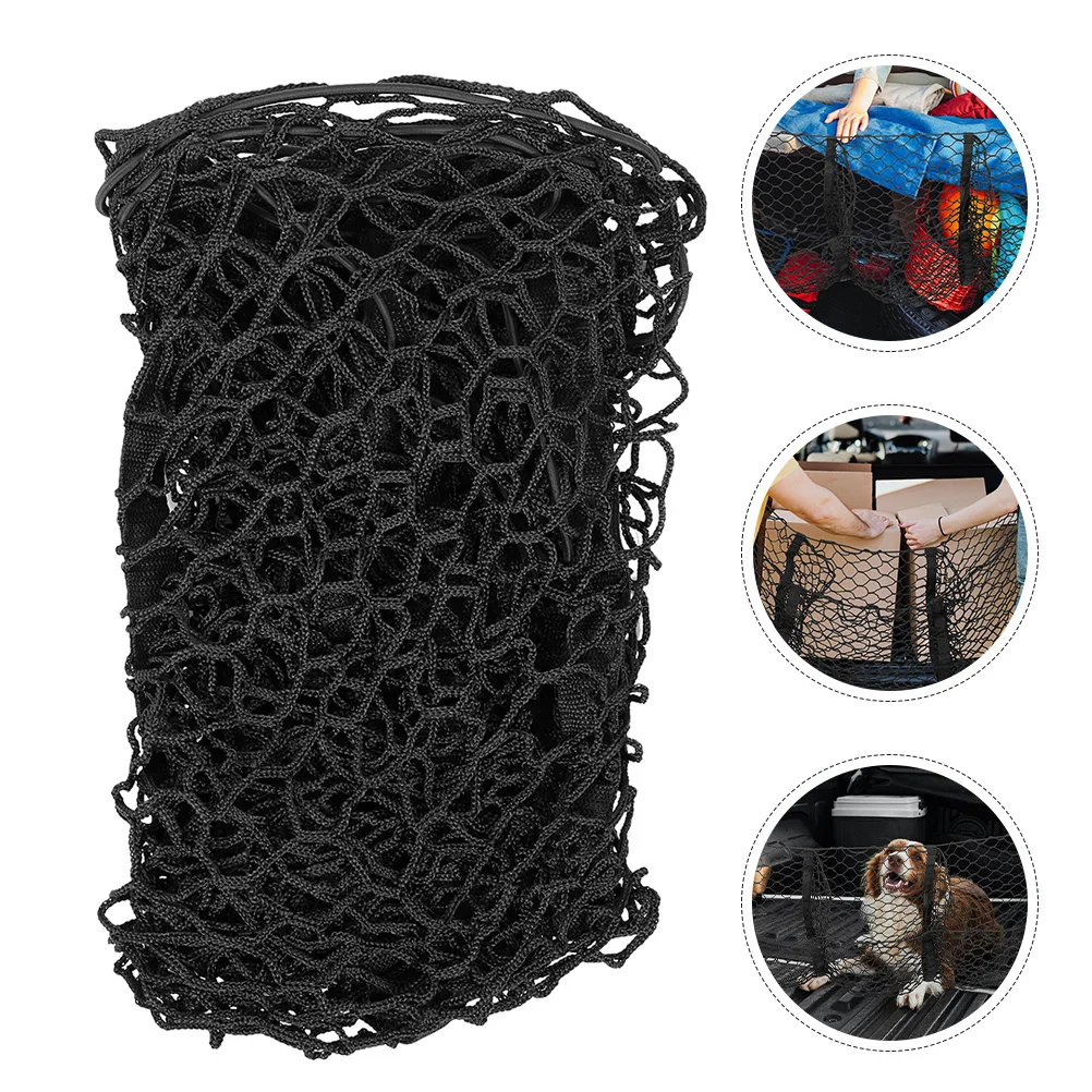 

120x30cm Expandable Car Trunk Pouch Strong Mesh Net for Suv Truck Bed Organizing Travel Essentials Secure Hold