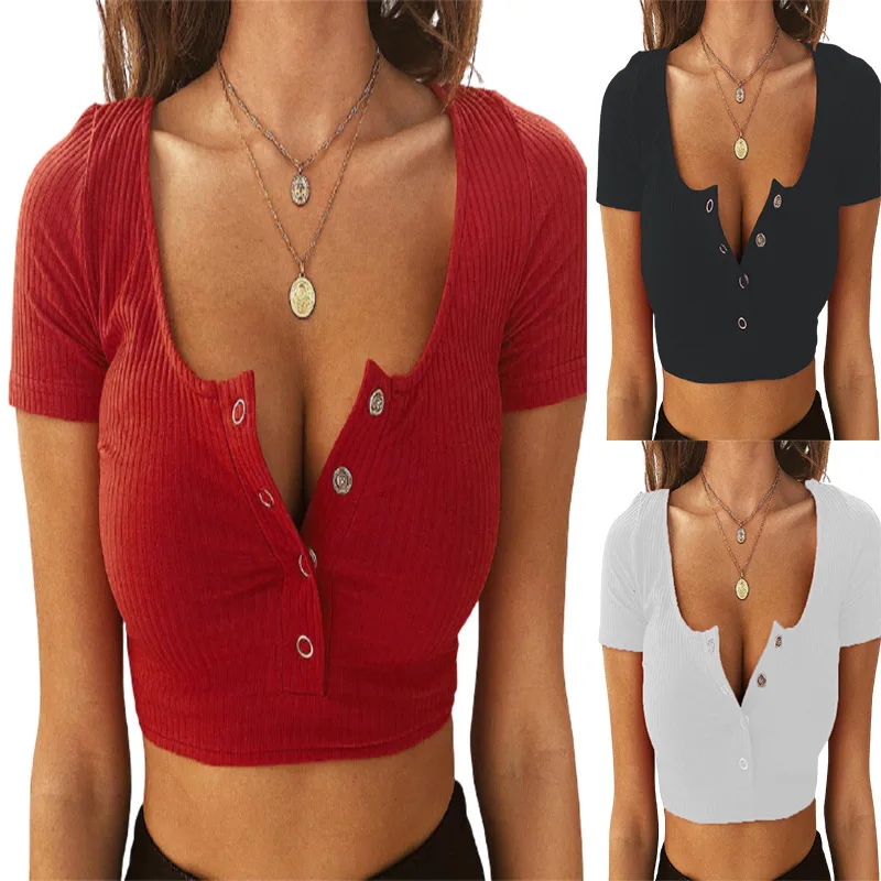 Frauen damen Kurzarm Crop top elegante Plain grundlegende debardeur femme Tank Party bodycon verband stretch Weste T tunique femme