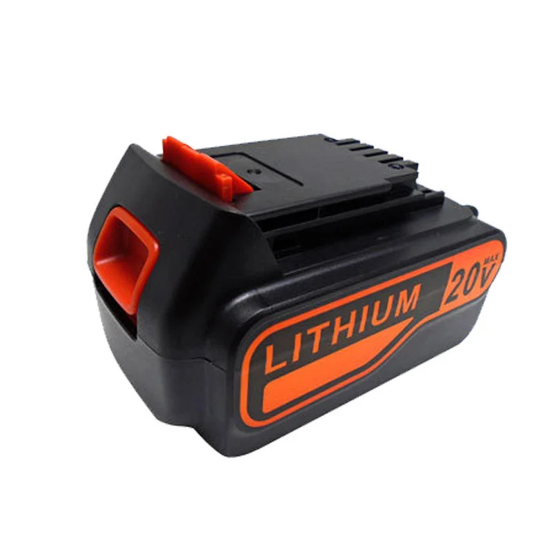 18V/20V For Black & Decker LB20 LBX20 LBXR20 Rechargeable Battery 3.0/5.0/6.0Ah LBXR20 LBX4020 Power Tool Replacement Battery