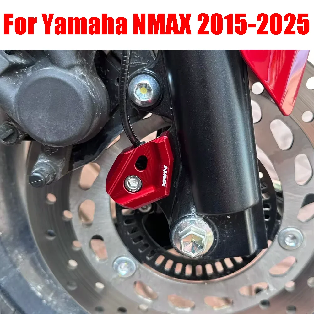 Для YAMAHA NMAX 155 125 160 N-MAX NMAX125 NMAX155 NMAX160 2015 2016 2017 2018 2019 2020 2021 2022 2023 2024 2025 Аксессуары для мотоциклов Передняя защитная крышка датчика ABS Защитная крышка