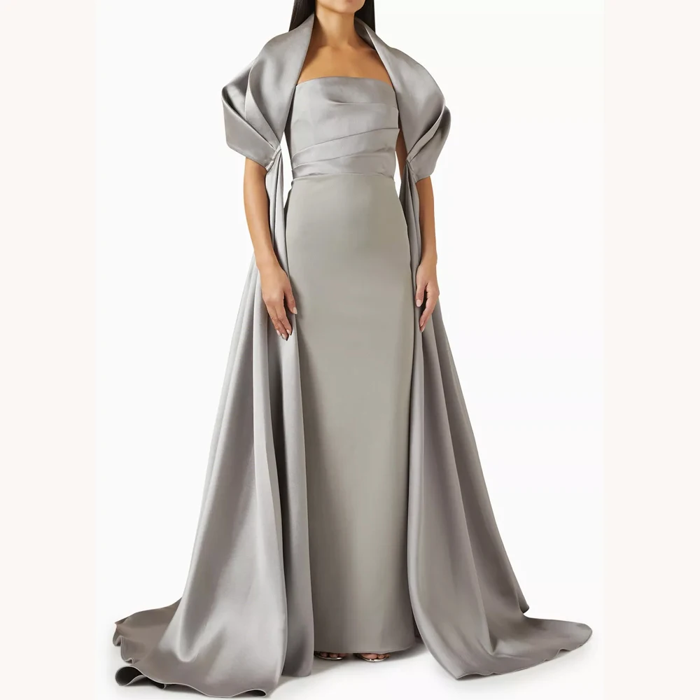 Maßgeschneidertes sexy elegantes Schleppe-Kleid, A-Linie, Abendkleider, Anlass, formell, exquisit, hochwertige Abschlussball-Party-Kleider für Frauen